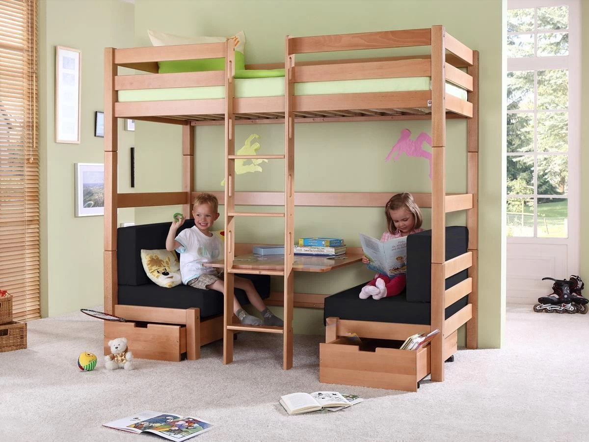 Relita Etagenbett Finley 90 X 200 Cm Buche Massiv Mit Sitzkissen 8 Relita Etagenbett Finley 90 X 200 Cm Buche Massiv Mit Sitzkissen – Bild 6