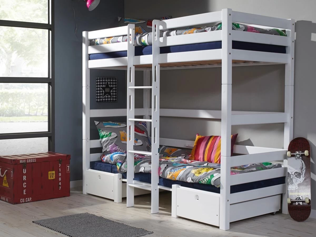 Relita Etagenbett Finley 90 X 200 Cm Buche Massiv Mit Sitzkissen 5 Relita Etagenbett Finley 90 X 200 Cm Buche Massiv Mit Sitzkissen – Bild 3