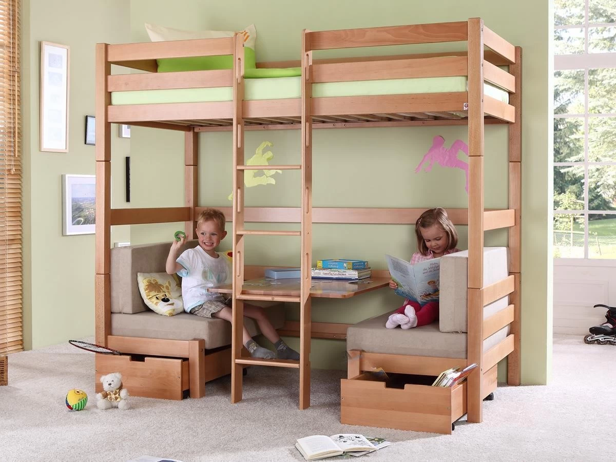 Relita Etagenbett Finley 90 X 200 Cm Buche Massiv Mit Sitzkissen 7 Relita Etagenbett Finley 90 X 200 Cm Buche Massiv Mit Sitzkissen – Bild 5