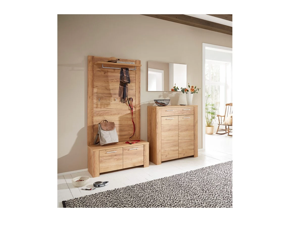 Livingruhm Garderobenset Castera 4-tlg. Eiche Dekor 3 Livingruhm Garderobenset Castera 4-tlg. Eiche Dekor