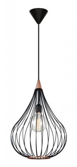 Halo Design Drops Black Pendant Ø38 Cm Hängelampe