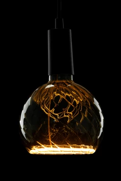 Heitronic LED Leuchtmittel Floating Globe R150 Twisted Smokey Grey E27