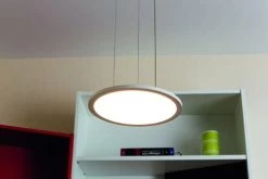 Heitronic LED Pendelleuchte REDONDO Weiß 30 Cm