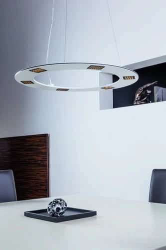 Heitronic LED Pendelleuchte STYLE Weiß 4 Heitronic LED Pendelleuchte STYLE Weiß – Bild 2