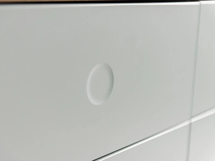 Highboard Joan Eiche & Grün 109cm Livingruhm 6 Highboard Joan Eiche & Grün 109cm Livingruhm – Bild 4