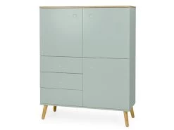 Highboard Joan Eiche & Grün 109cm Livingruhm 11 Highboard Joan Eiche & Grün 109cm Livingruhm -Paulmann Store highboard joan eiche grun 109cm livingruhm 1308690 75 455 1280x1280