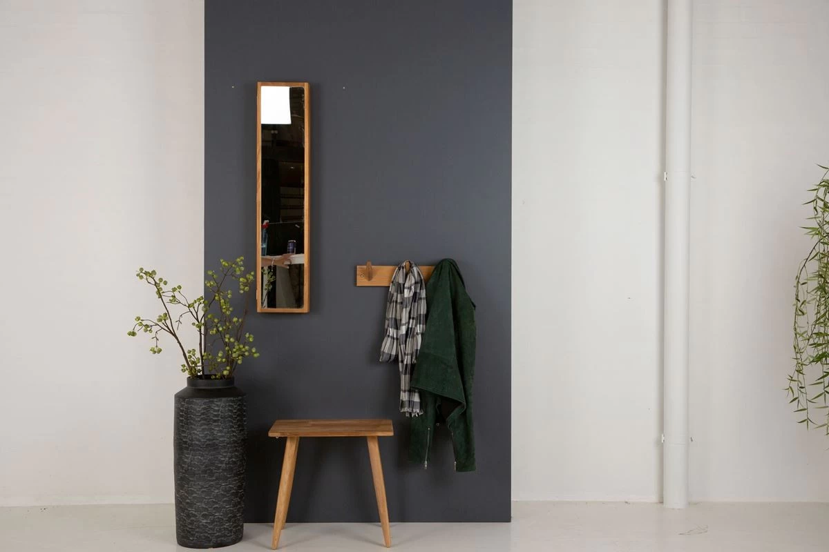 Livingruhm Hocker Uno Garderobe Eiche Massiv 45 Cm Breit 6 Livingruhm Hocker Uno Garderobe Eiche Massiv 45 Cm Breit – Bild 4