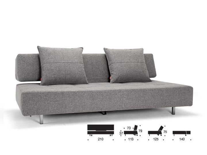 Innovation Long Horn Schlafsofa 3-Sitzer Mit Rollen 4 Innovation Long Horn Schlafsofa 3-Sitzer Mit Rollen – Bild 2