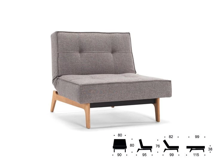 Innovation Splitback Eik Sessel Klappbar Wohnzimmer 11 Innovation Splitback Eik Sessel Klappbar Wohnzimmer – Bild 9