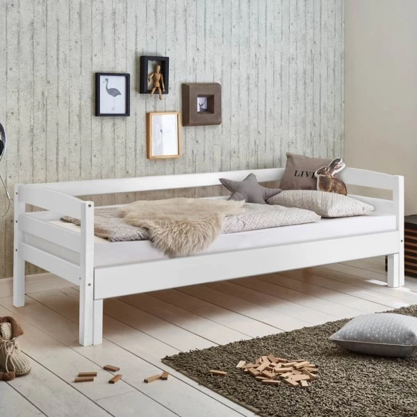 Relita Funktionsbett Emilia Ausziehbar 90/180 X 200 Cm Kinderbett Buche Massiv Weiß 3 Relita Funktionsbett Emilia Ausziehbar 90/180 X 200 Cm Kinderbett Buche Massiv Weiß