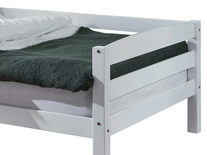 Relita Kinderbett Nora 120 X 200 Cm Einzelbett Buche Massiv Weiß 4 Relita Kinderbett Nora 120 X 200 Cm Einzelbett Buche Massiv Weiß – Bild 2