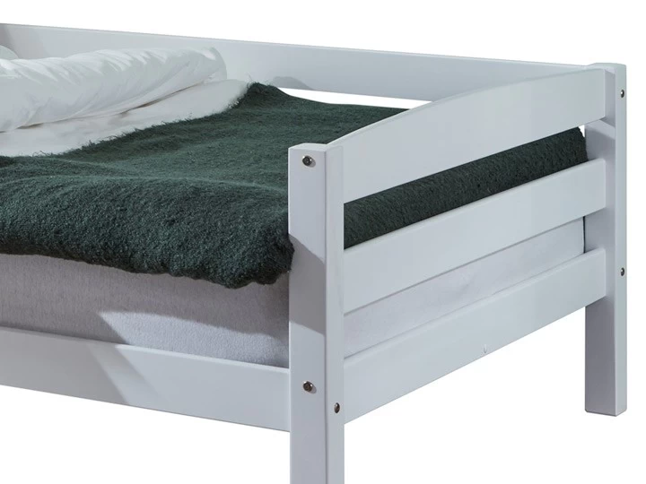 Relita Kinderbett Nora 90 X 200 Cm Einzelbett Buche Massiv Weiß Lackiert 4 Relita Kinderbett Nora 90 X 200 Cm Einzelbett Buche Massiv Weiß Lackiert – Bild 2