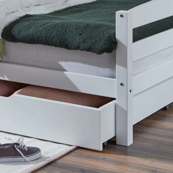 Relita Kinderbett Nora Mit Bettkasten 90 X 200 Cm Buche Massiv Weiß Lackiert 5 Relita Kinderbett Nora Mit Bettkasten 90 X 200 Cm Buche Massiv Weiß Lackiert – Bild 3