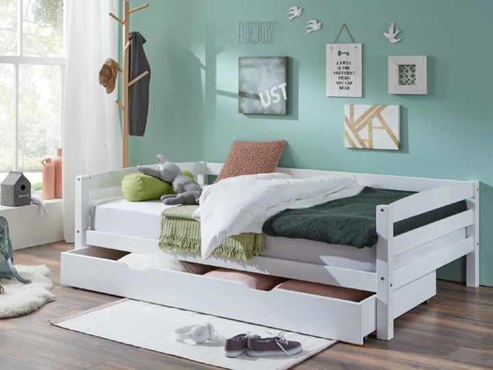 Relita Kinderbett Nora Mit Bettkasten 90 X 200 Cm Buche Massiv Weiß Lackiert 6 Relita Kinderbett Nora Mit Bettkasten 90 X 200 Cm Buche Massiv Weiß Lackiert – Bild 4