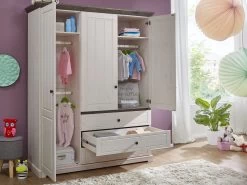 Kleiderschrank Jolina 3 Türig Kiefer Massiv Weiß Gewachst -Paulmann Store kleiderschrank jolina 3 turig kiefer massiv weib gewachst 10471 8cNB 1280x1280