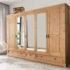Livingruhm Kleiderschrank Kiefer Massiv Montan Eichefarbig 5 Türig Mit Spiegel -Paulmann Store kleiderschrank kiefer massiv montan eichefarbig 5 turig mit 11910 1280x1280