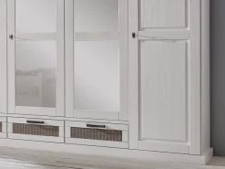 Livingruhm Kleiderschrank Landhaus Lugano 5 Türig Pinie Weiss Braun Mit Spiegel -Paulmann Store kleiderschrank landhaus lugano 5 turig pinie weiss braun mit 55 009 5L93 1280x1280