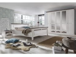 Livingruhm Kleiderschrank Landhaus Lugano 5 Türig Pinie Weiss Braun Mit Spiegel -Paulmann Store kleiderschrank landhaus lugano 5 turig pinie weiss braun mit 55 009 uZQa 1280x1280