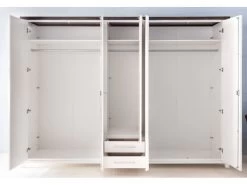 Kleiderschrank Malibu Kiefer Massiv Weiss/braun 5 Türig -Paulmann Store kleiderschrank malibu kiefer massiv weiss braun 5 turig 12 10269 ZbXt 1280x1280