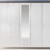 Kleiderschrank Malibu Kiefer Massiv Weiss/braun 5 Türig -Paulmann Store kleiderschrank malibu kiefer massiv weiss braun 5 turig 12 10269 1280x1280