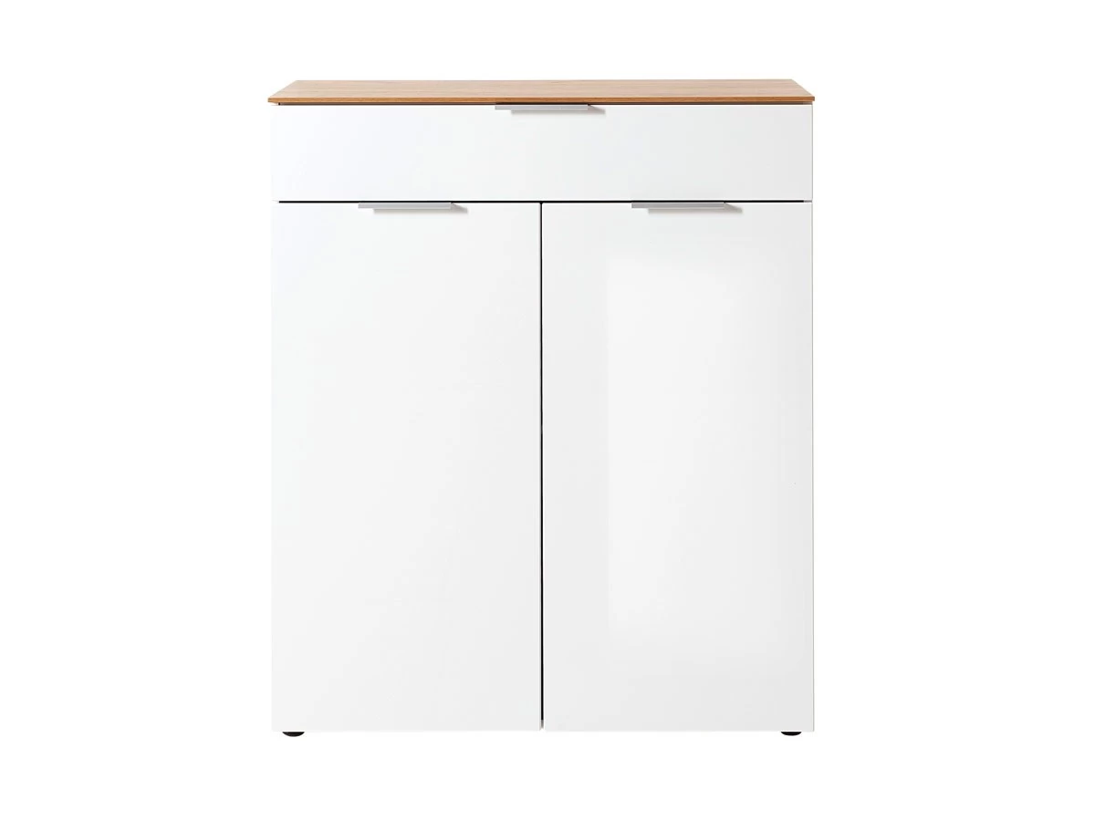 Livingruhm Kommode Eiche Weiß 90 Cm Breit 4 Livingruhm Kommode Eiche Weiß 90 Cm Breit – Bild 2