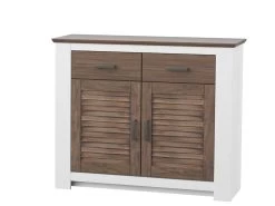 Telmex Kommode Laguna Pinie Weiss Braun 125 Cm Breit