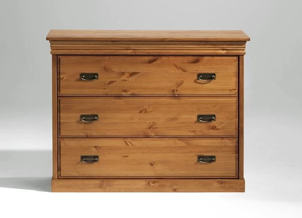 Livingruhm Kommode Matrei Kiefer Massiv Honig 4 Livingruhm Kommode Matrei Kiefer Massiv Honig – Bild 2