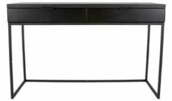 Livingruhm Konsole Cara Metall Schwarz 120 Cm Breit Mit 2 Schubladen