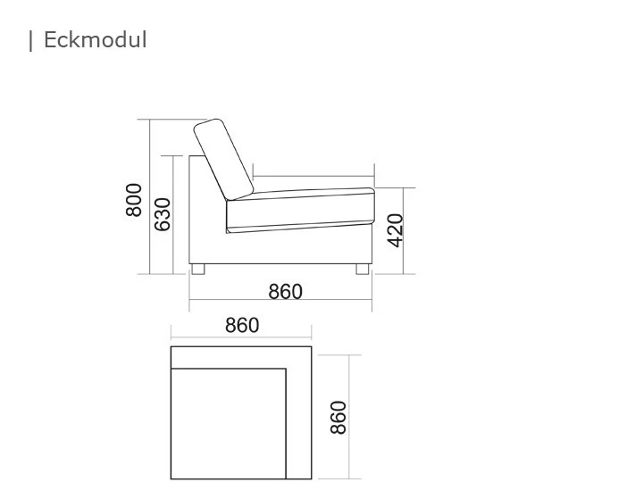 Livingruhm Bari Loungegruppe Modul Ecke Silvertex 4 Livingruhm Bari Loungegruppe Modul Ecke Silvertex – Bild 2