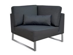 Livingruhm Bari Loungegruppe Modul Ecke Silvertex