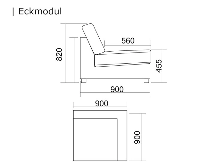 Livingruhm Lynn Loungegruppe Modul Ecke Silvertex 5 Livingruhm Lynn Loungegruppe Modul Ecke Silvertex – Bild 3