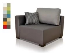 Livingruhm Pico Loungegruppe Modul Abschluss Silvertex