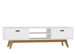 Lowboard Bess Eiche & Weiß 170cm Livingruhm