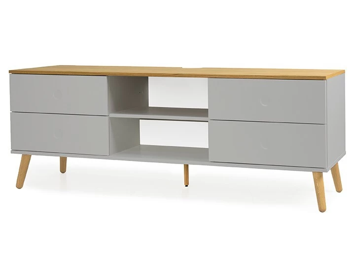 Lowboard Joan Eiche & Grau 162 Cm Livingruhm 4 Lowboard Joan Eiche & Grau 162 Cm Livingruhm – Bild 2