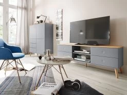 Lowboard Joan Eiche & Grau 162 Cm Livingruhm 19 Lowboard Joan Eiche & Grau 162 Cm Livingruhm -Paulmann Store lowboard joan eiche grau 162cm livingruhm 1308719 75 451 1280x1280