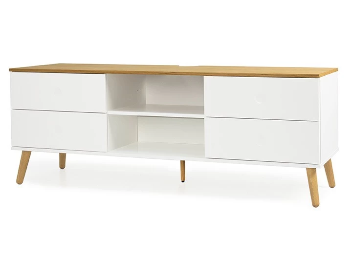 Lowboard Joan Eiche & Weiß 162cm Livingruhm 4 Lowboard Joan Eiche & Weiß 162cm Livingruhm – Bild 2