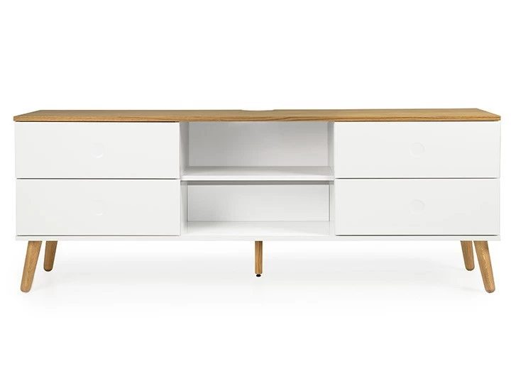 Lowboard Joan Eiche & Weiß 162cm Livingruhm 5 Lowboard Joan Eiche & Weiß 162cm Livingruhm – Bild 3