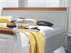 Livingruhm Massivholzbett Melina 180 X 200 Cm Kiefer Weiß Honig -Paulmann Store massivholzbett melina 180 x 200cm kiefer massiv weib honig 10637 7qKb 1280x1280