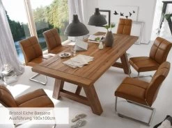 MCA Furniture Bristol Esstisch Eiche Massiv 220 X 100 Cm 11 MCA Furniture Bristol Esstisch Eiche Massiv 220 X 100 Cm -Paulmann Store mca furniture bristol esstisch eiche massiv 220x100 71 131 PBxC 1280x1280