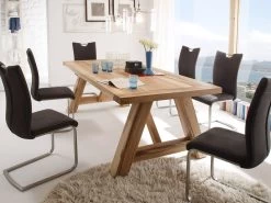 MCA Furniture Bristol Esstisch Eiche Massiv 220 X 100 Cm