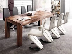 MCA Furniture Leeds Esstisch Eiche Massiv 220 X 100 Cm