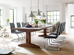 MCA Furniture Lunch Esstisch Eiche Massiv 400x120 Cm