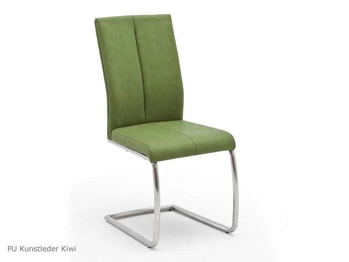 MCA Furniture Stuhl Flores C 2er Set Freischwinger Kunstleder & Rundrohr 8 MCA Furniture Stuhl Flores C 2er Set Freischwinger Kunstleder & Rundrohr – Bild 6