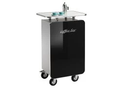 Livingruhm Coffee Bar Theke Hochglanz Schwarz