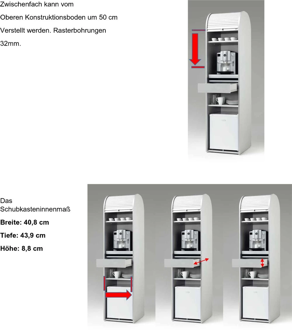 Livingruhm Dancer Kaffeeschrank Orange 50cm Klenk Collection 9 Livingruhm Dancer Kaffeeschrank Orange 50cm Klenk Collection – Bild 7