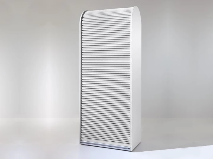 Livingruhm Kleiderschrank Mit Rollladen Silber 80cm Klenk Collection 4 Livingruhm Kleiderschrank Mit Rollladen Silber 80cm Klenk Collection – Bild 2