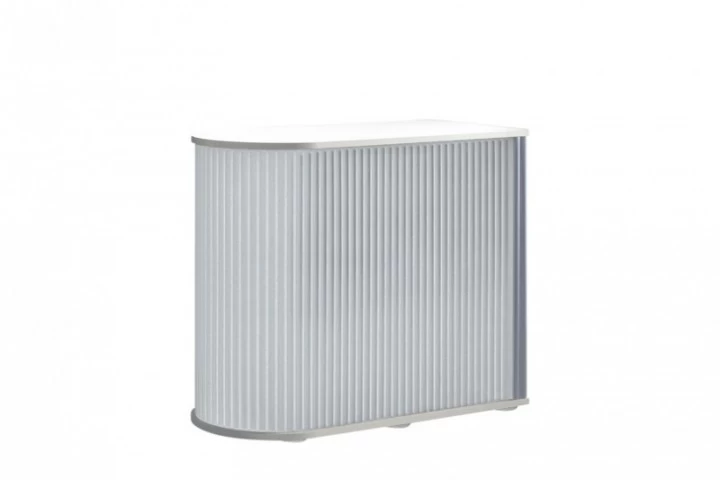 Livingruhm Sideboard Mit Rollladen Abschließbar Weiß 80/89cm Klenk Collection 4 Livingruhm Sideboard Mit Rollladen Abschließbar Weiß 80/89cm Klenk Collection – Bild 2