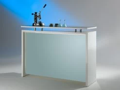 Livingruhm Empfangstheke Hochglanz Weiß