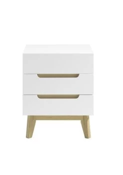 MCA Furniture Nachtkommode Cervo Matt Weiß 3 Schubladen -Paulmann Store nachtkommode cervo matt weib 3 schubladen 1291210 11102 1280x1280