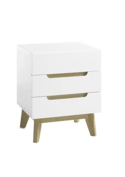 MCA Furniture Nachtkommode Cervo Matt Weiß 3 Schubladen -Paulmann Store nachtkommode cervo matt weib 3 schubladen 1291211 11102 1280x1280